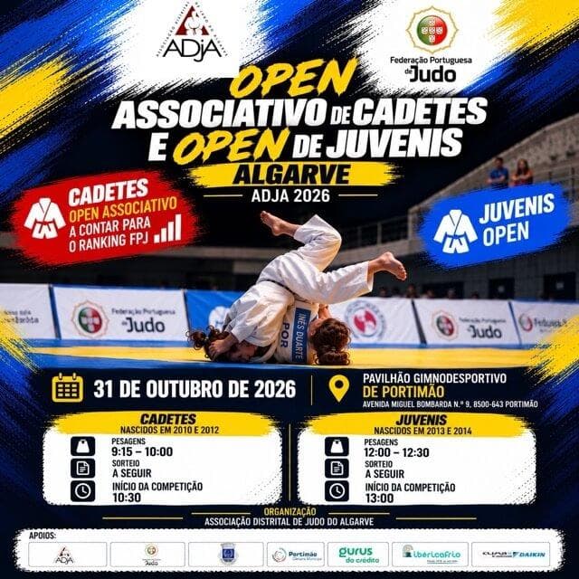 Open Associativo de Cadetes e Open de Juvenis – Algarve 2026