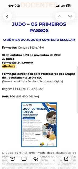 Judo – Os Primeiros Passos | O Bê-á-bá do Judo em Contexto Escolar